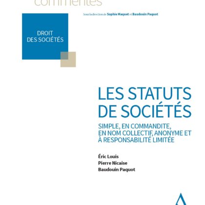 Les statuts de soci&eacute;t&eacute;s
